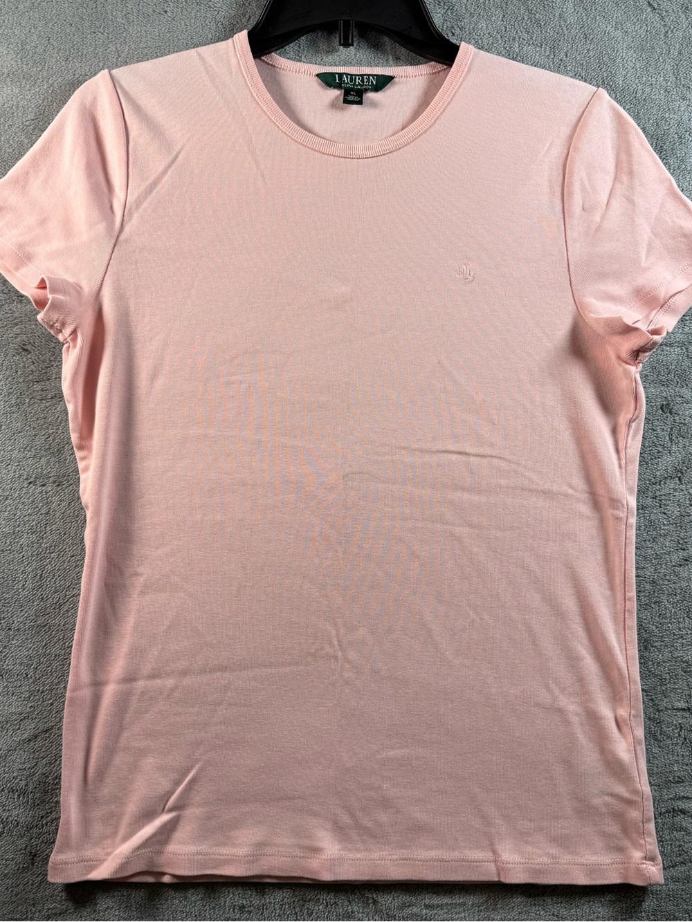 Ralph Lauren Sport Women T Shirt Size XL Pink Tee Cotton Short Sleeve Workout